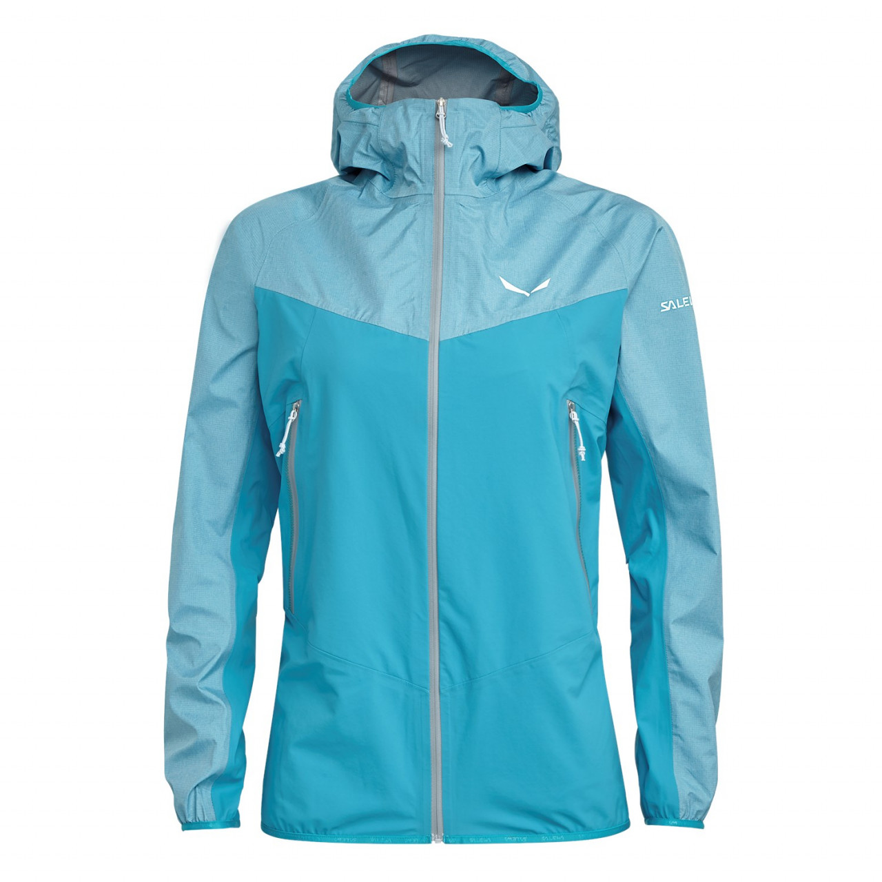 Salewa Women's Agner Powertex Hardshell Jackets Blue HRF-029537